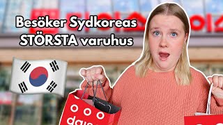Besöker Sydkoreas STÖRSTA butik | Köper ALLT jag vill