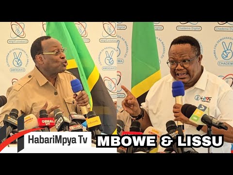 MBOWE USO kwa USO na TUNDU LISSU, MASWALI MAZITO KUHUSU NAFASI ya UENYEKITI wa CHADEMA,.