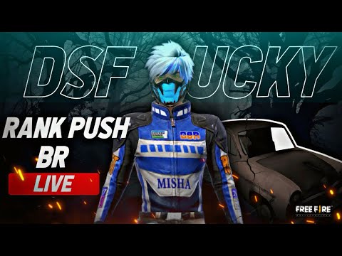 🔴DSF LUCKY Live 1v4 + Rank Push 🔥 BR Rank #freefirelive #freefire