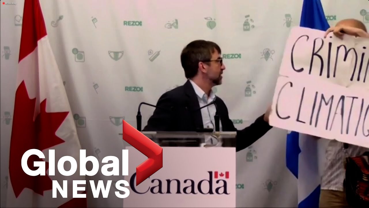 “You’re a Climate Criminal!”: Canadian Minister Interrupted During Press Conference in Montreal
