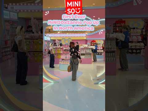 The cutest Hello Kitty & Friends popup!  #MINISO #MINISOSANRIO #MINISOPOPUP #sanrio #blindbox