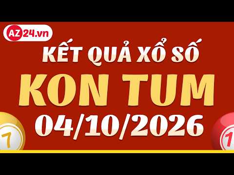Xổ số Kon Tum ngày 4 tháng 10 - XSKT - SXKT - XSKTUM - Kết quả xổ số kiến thiết Kon Tum hôm nay
