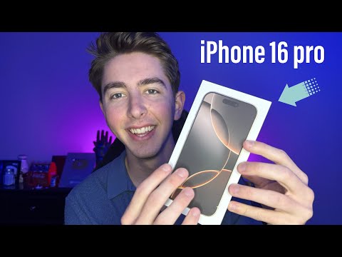 ASMR with New IPhone 16 Pro *filmed in 4k*