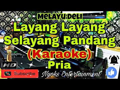 SELAYANG PANDANG  (KARAOKE) Melayu Deli || Nada Pria || F=DO