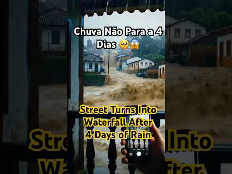 Chuva infinita no sul de Minas Gerais (dia 4)| Infinite rain in the south of MG-Brazil #viral #flood