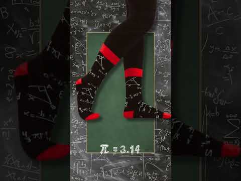 Χαρούμενη ημέρα του π! Νιώστε την αγάπη για τα μαθηματικά με τις μοναδικές κάλτσες IDER! ????#IDER