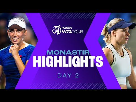 Day 2 at Monastir 2024 with Ruzic, Mertens and Fett | WTA Match Highlights