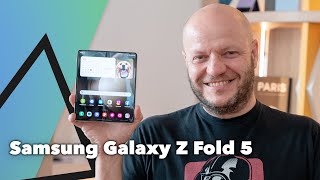 Vido-Test : Samsung Galaxy Z Fold 5 minutes pour tout savoir