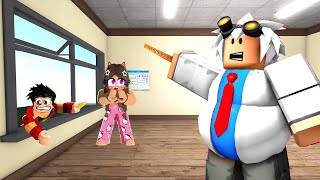 BABİ İLE OKULDAN KAÇTIK 😂 Roblox Escape School Obby