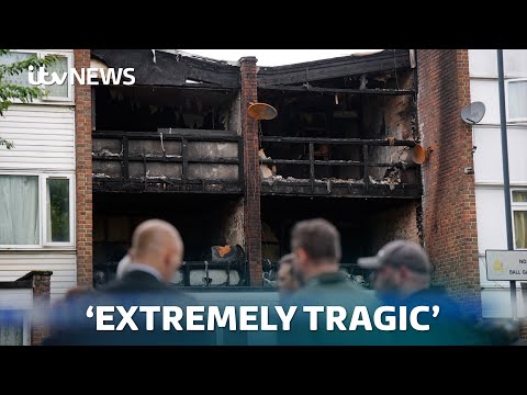 'Extremely tragic incident': Man arrested as mother and three children die in house fire | ITV News