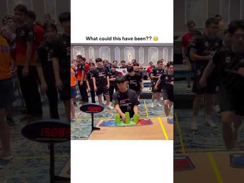Remember to always fix your fumbles! (๐ฅ: @jinwanlee4166) #sportstacking #speedstacking