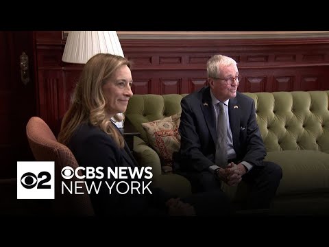 YouTube video thumbnail: N.J. Governor-Elect Mikie Sherrill Meets With Gov. Phil Murphy