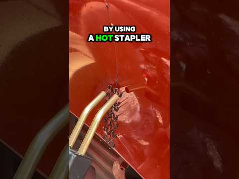 Quick Fix for BUDGET Crack Repair #shorts #hotstapler #howto