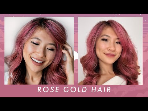 ROSE GOLD HAIR AT HOME 💗 how to maintain colored hair + tips