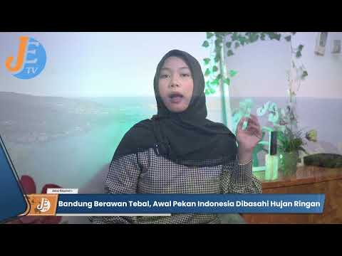 Bandung Diselimuti Awan Tebal, Awal Pekan Diguyur Hujan Ringan