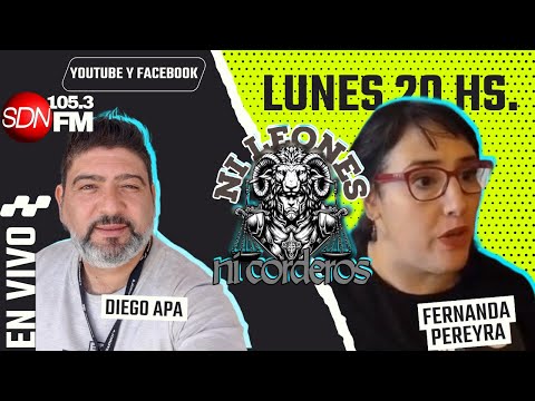 Fernanda Pereyra, directora del PATROCINAR – Ni leones ni corderos con Diego y Sebas.