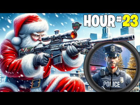 24 Hours as Santa Hitman in GTA 5 RP..