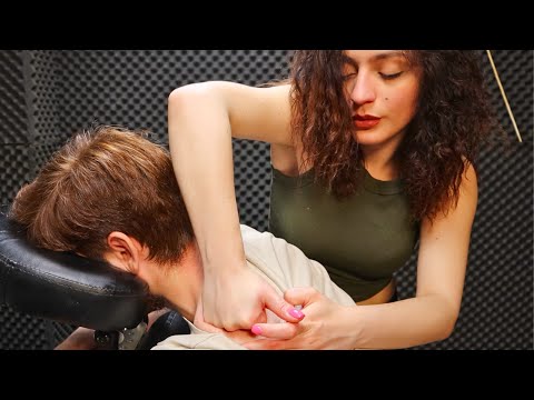 🔴ASMR MASSAGE & WHISPER - Nice Performance By Miss Melek