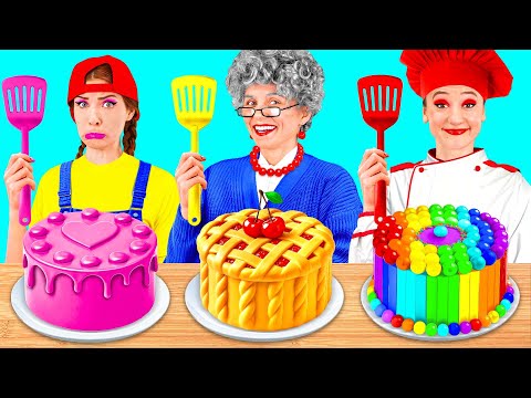 Me vs Grandma Cooking Challenge | Kitchen Battle with Food by PaRaRa Challenge