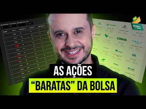 Como encontrar Ações BOAS E BARATAS na Bolsa (FERRAMENTA GRÁTIS)