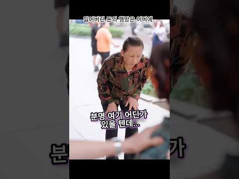 할머니가 잃어버린 돈어 어디로 갔을까