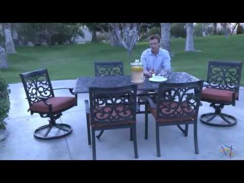 Palazetto San Miguel Cast Aluminum Patio Dining Set -...