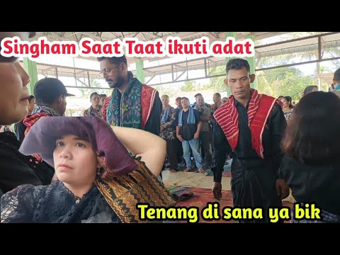 Acara pengebumian Mak mertua saya
