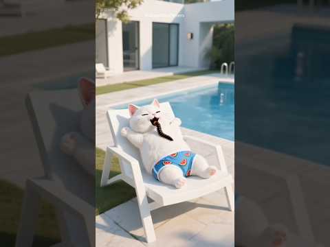 Dad Cat saved his Family from Thieves 🙀 #cat #catsoftiktok #shortsfeed #trendingshorts #viralshorts