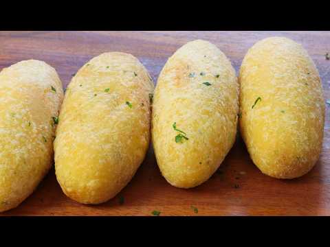 BOLINHO DE AIPIM QUE NÃO ESTOURA NA HORA DE FRITAR - SEQUINHO E MUITO MACIO