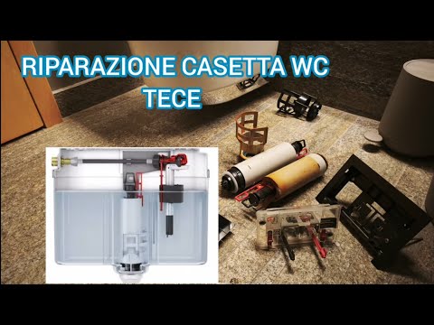 Come riparare casetta wc tece murata#tececasettawc