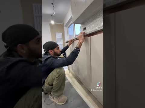 How to install LED light under the kitchen worktop .