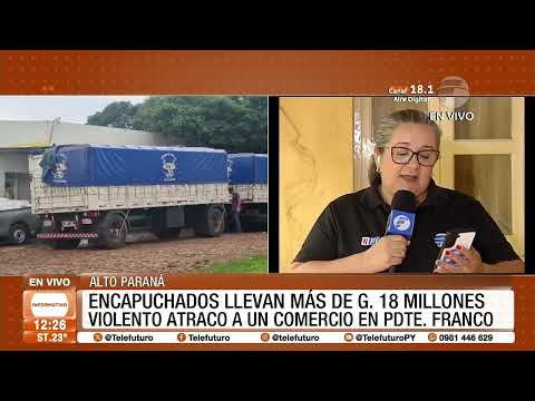 Robaron más de G. 18 millones de un comercio en Alto Paraná