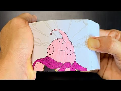 Flipbook Majin Buu || Majin Buu vs Dabura