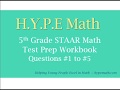 5th Grade STAAR Math Test Prep Review