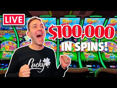 🔴 LIVE $100,000 in SPINS on Huff N' EVEN More Puff