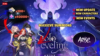 🔴Massive Summons On New Collab Hunters In SLA *NEW UPDATE*💥 #sololevelingarise #live #summons #games