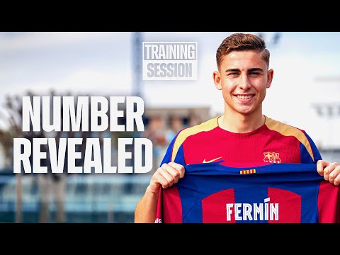 👕❓FERMÍN LÓPEZ squad number REVEALED at training 🤩