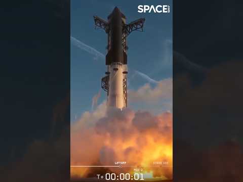 SpaceX Starship 궤도 발사 🚀 #spacex #starship #orbit #flight14 #space #shorts