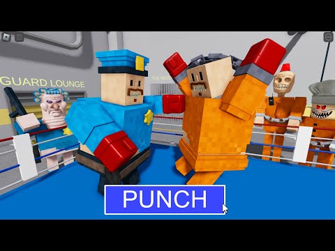 MINECRAFT COP BARRY Team Vs PRISONER BARRY Team in BARRY'S PRISON RUN! New Scary Obby (#Roblox)