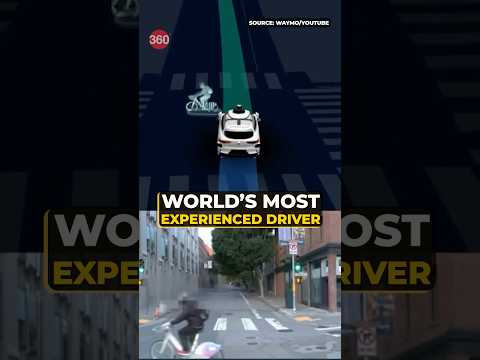 Waymo is the world’s most experienced driver #shorts #selfdriving #car