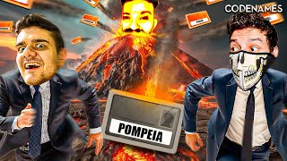 CODENAMES: A PARTIDA ENTROU EM ERUPÇÃO DE TANTA BURRICE! - c/ Vx, Souzones, Gabs e +