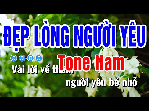 Karaoke Đẹp Lòng Người Yêu Nhạc Sống Tone Nam | Huỳnh Anh