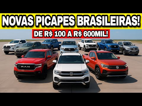 10 NOVAS PICAPES QUE ESTÃO VINDO PARA O BRASIL!