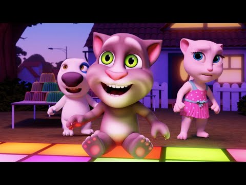 Mega Music Party - Talking Tom - Episode 208 | Super Toons for Kids