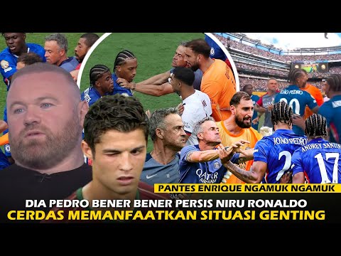 "Ronaldo Selamatkan Pedro saat Ribut dgn Enrique" Rooney Takjub Ketenangan Pedro Persis Seperti GOAT