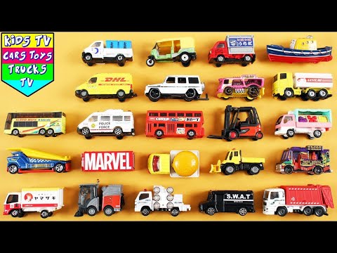 Types of Vehicles in English for Kids + More Vocabulary Words Videos