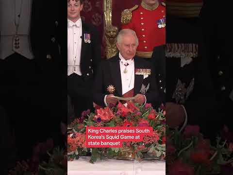 King Charles praises South Korea's Squid Game at state banquet