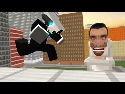 Mutant SKIBIDI TOILET vs Mutant TITAN CAMERAMAN Minecraft Animation