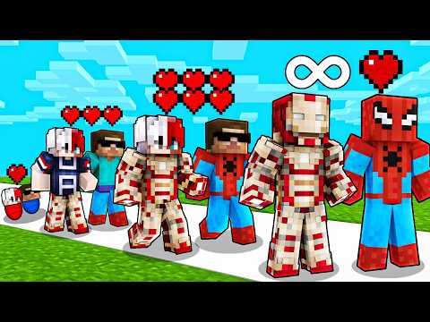 I Living Avengers Superheroes Life For 24 Hours In Minecraft !!