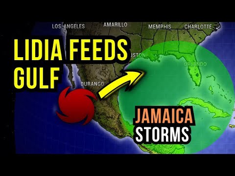 Tropical Storm Lidia Feeds the Gulf of Mexico…